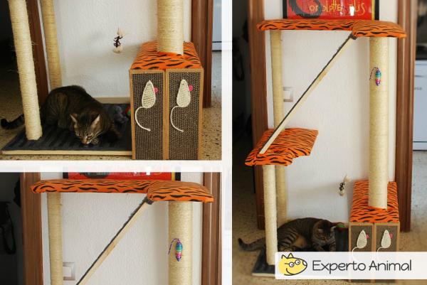 Hjemmelaget skrapestolpe for katter - Trinn 7